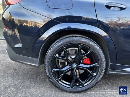 BMW G06 X6 블랙유광 휠도색 + 레드 캘리퍼 도색 / 용인 처인구