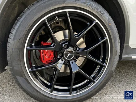 벤츠 GLC43 AMG 휠수리 후 투톤 유광 휠도색 + 레드 캘리퍼 도색 / 용인 처인구