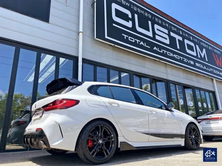 BMW 118d 819M 블랙유광 휠도색 + 레드 캘리퍼 도색 / 용인 처인구