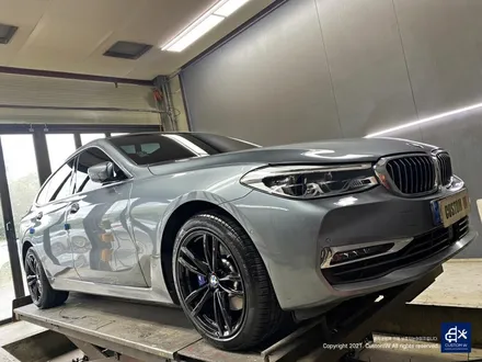 BMW 6GT 620d 647M 휠수리 후 블랙유광 휠도색 + 블루 캘리퍼 도색 / 용인 처인구
