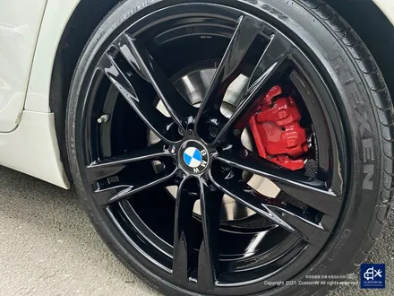 BMW 640d 휠수리 후 블랙유광 휠도색 + 레드 캘리퍼 도색 / 용인 처인구