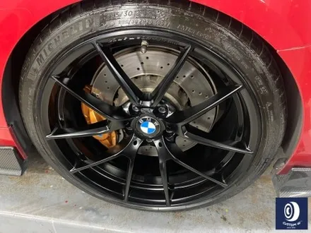 휠 수리 도색 불량 / BMW M4 763M 타 업체 잘못된 휠도색 약품 박리 / 페인트 제거 후, 사틴 블랙 휠 도색 재작업 + 카본 세라믹 골드 캘리퍼 도색 / 용인 처인구