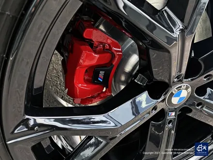 BMW X6 40i 신차 741M 블랙유광 휠도색 + 레드 캘리퍼 도색 / 용인 처인구