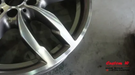 BMW X3 다이아몬드컷팅 휠수리. 겸사겸사 캘리퍼도색도 함께. / 용인 처인구