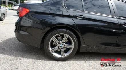 BMW 320D 17인치 고스트크롬 휠도색 + 캘리퍼도색. / 용인 처인구