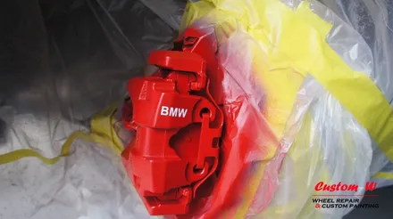 휠수리를 하고 고스트크롬 휠도색을 위해 멀리서 온 BMW7시리즈 차량입니다. / 용인 처인구