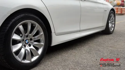 원하시는 컬러와 톤을 위해... BMW 5시리즈 터빈휠 고스트크롬 밝은톤(휘도는↓). / 용인 처인구