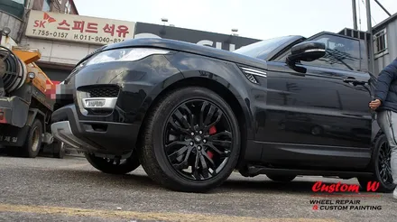 레인지로버 스포츠(Range rover sport) 블랙유광 휠도색으로 포스는 나의 것으로! / 용인 처인구