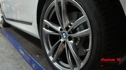신형 2017 BMW 7시리즈 캘리퍼도색과 고스트크롬 휠도색. / 용인 처인구