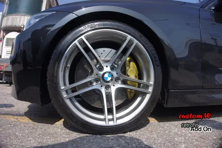 BMW 3시리즈 장착 된 313M 휠 다이아몬드컷팅 휠수리. / 용인 처인구