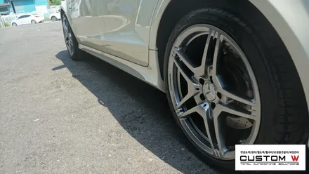 벤츠 CLS 63 AMG 고스트크롬 휠도색. / 용인 처인구