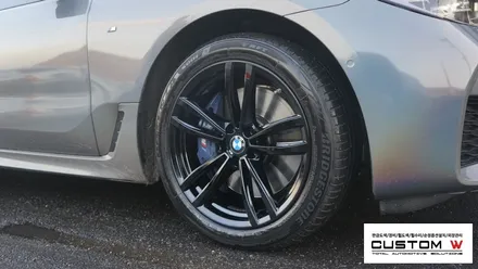 BMW 6GT 블랙유광(하이그로시블랙) 휠도색. / 용인 처인구