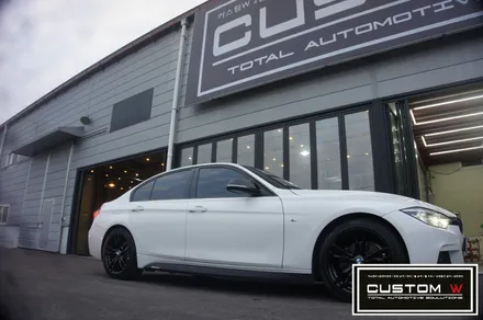 BMW 320D 441M  블랙유광 휠도색 작업 입니다.! 분당 용인 수입차 BMW 휠수리 휠도색 커스텀W / 용인 처인구