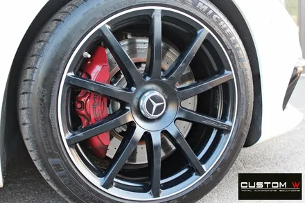 벤츠 S63 AMG 무광블랙실버 투톤 휠 도색 / 용인 처인구