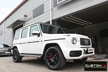 벤츠 신형 G63 AMG 무광블랙(맷블랙) 휠도색 / 용인 처인구