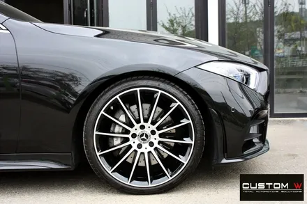 벤츠 CLS450 20인치 마차휠 휠 상처 수리 후 다이아몬드 컷팅 휠 복원 / 용인 처인구