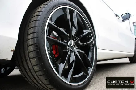 벤츠 E53 AMG 블랙 실버 투톤 유광 휠도색 / 용인 처인구