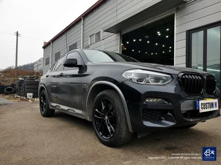 BMW X4 블랙유광 휠도색 휠수리 / 용인 처인구