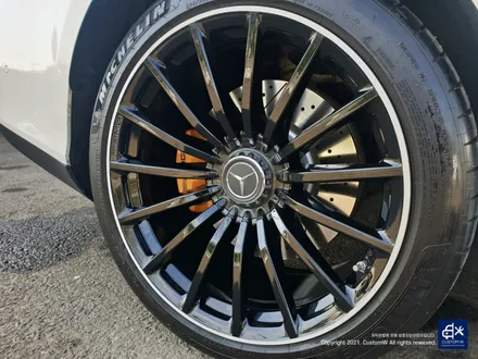 벤츠 GT43 AMG 박리 후 블랙실버 유광 투톤 휠도색 / 용인 처인구
