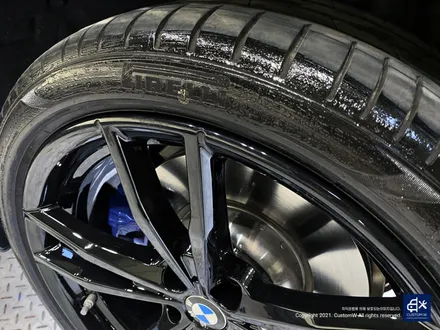 BMW G20 320d 투어링 791M 휠수리 후 블랙유광 휠도색 / 용인 처인구