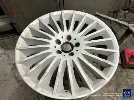 벤츠 S350d 휠수리 후 고스트 크롬 휠도색 / 용인 처인구