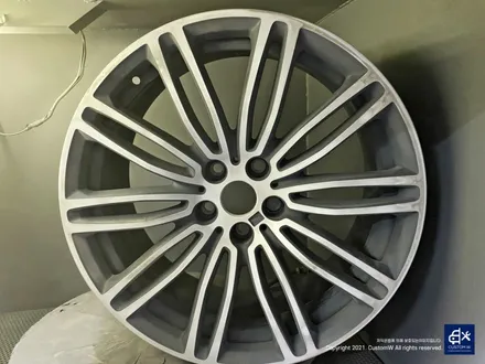 BMW G30 530i 664M 휠수리 후 블랙유광 휠도색 / 용인 처인구