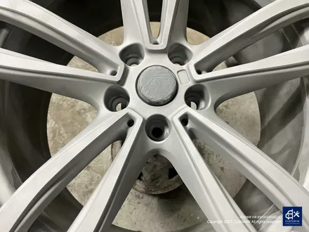 BMW 730Ld 박리 후 블랙유광 휠도색 + 블루 캘리퍼 도색 / 용인 처인구