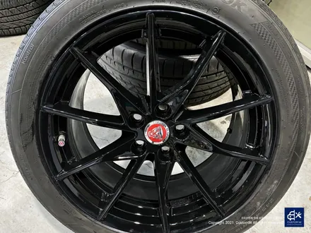 재규어 F타입(F-TYPE) 휠수리 후 블랙유광 휠도색 / 용인 처인구