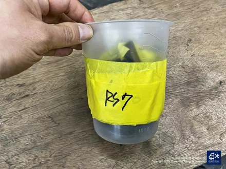 아우디 RS7 기존 잘못된 휠수리 도색 박리 후 다이아몬드 컷팅 블랙 폴리시 휠수리 휠도색 / 용인 처인구