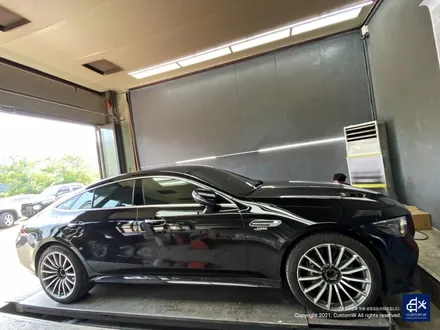 벤츠 GT43 AMG 휠수리 후 투톤 유광 휠도색 + 카본 세라믹 골드 캘리퍼 도색 / 용인 처인구