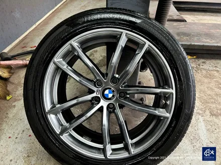 BMW G30 520d 휠수리 후 고스트 크롬 휠도색 + 블랙 캘리퍼 도색 / 용인 처인구