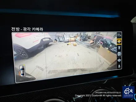 CLS300d 어라운드뷰 순정 360카메라 , 전방 범퍼 사고로인한 판금도색. / 용인 처인구