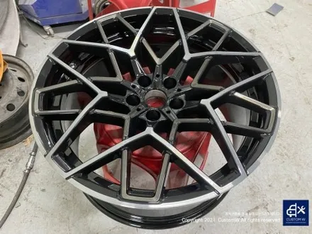 난이도가 높은  BMW M8  그란 쿠페 컴페티션 813M 휠 상처 수리 후, 다이아몬드 커팅 휠 복원 / 용인 처인구