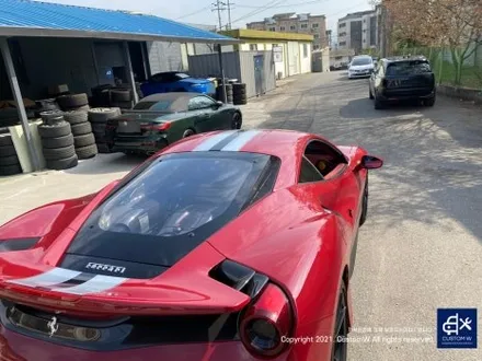 페라리 488 피스타 카본 세라믹 골드 캘리퍼 도색 Ferrari 488 Pista / 용인 처인구