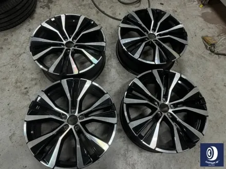 볼보 XC60 20인치 하이그로시 블랙 (검정 유광) 휠 도색 / 용인 처인구