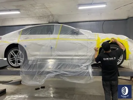 BMW 640D 373M 20인치 휠 수리 도색 불량 약품 박리 / 페인트 제거 후, 블랙 유광 휠 도색 재작업 + 레드 캘리퍼 도색 / 용인 처인구