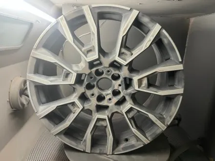 신차 출고 작업 / BMW X5 50e 21인치 915M 제트 블랙 (검정 유광) 휠 도색 / 용인 처인구