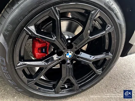 BMW X6 40i 신차 741M 블랙유광 휠도색 + 레드 캘리퍼 도색 / 용인 처인구