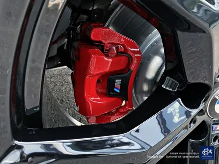 BMW X6 40i 신차 741M 블랙유광 휠도색 + 레드 캘리퍼 도색 / 용인 처인구