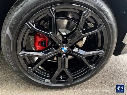 BMW X6 40i 신차 741M 블랙유광 휠도색 + 레드 캘리퍼 도색 / 용인 처인구