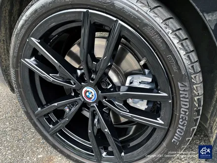BMW G20 M340i 블랙유광 휠도색 + 실버 캘리퍼 도색 / 용인 처인구