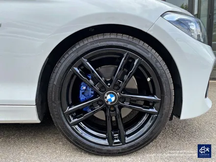 BMW 118d 703M 휠수리 후 블랙유광 휠도색 + 블루 캘리퍼 도색 / 용인 처인구