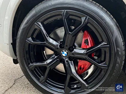 BMW X6 40i 신차 741M 블랙유광 휠도색 + 레드 캘리퍼 도색 / 용인 처인구