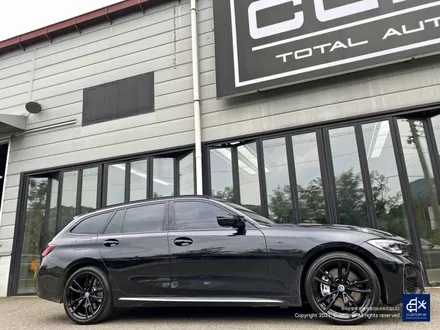 BMW G20 M340i 블랙유광 휠도색 + 실버 캘리퍼 도색 / 용인 처인구