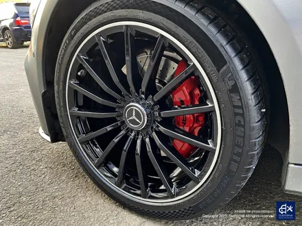 벤츠 GT43 AMG 휠수리 후 블랙 실버 투톤 유광 휠도색 + 레드 캘리퍼 도색 / 용인 처인구