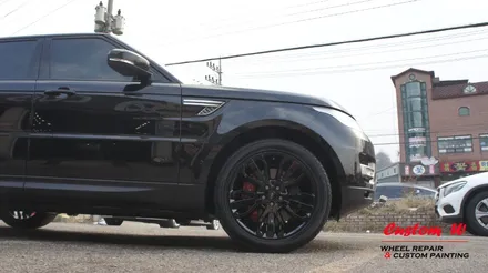 레인지로버 스포츠(Range rover sport) 블랙유광 휠도색으로 포스는 나의 것으로! / 용인 처인구