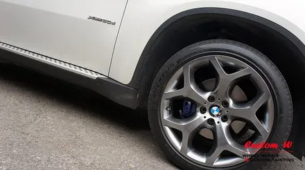 BMW X6 20인치 Y스포크 휠수리 후 고스트크롬 휠도색. / 용인 처인구