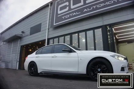 BMW 320D 441M  블랙유광 휠도색 작업 입니다.! 분당 용인 수입차 BMW 휠수리 휠도색 커스텀W / 용인 처인구