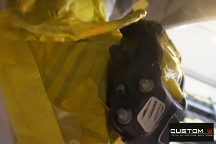 테슬라 모델S 블랙유광(하이그로시블랙) 휠도색 작업 , 레드 캘리퍼 도색 작업 까지.! 커스텀W CUSTOM W / 용인 처인구