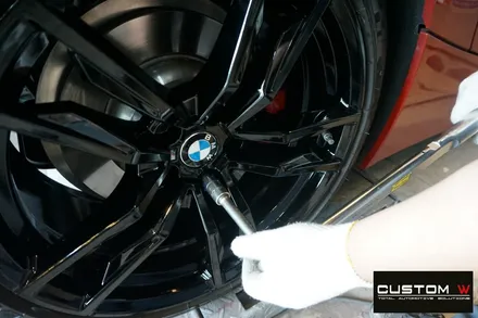풀체인지로 새롭게 바뀐 BMW 3세대 신형 Z4 G29 블랙유광 휠도색. 리어 캘리퍼 도색. / 용인 처인구